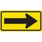Brady Traffic Sign, 12" Height, 24 in Width, Aluminum, Rectangle, No Text 115556 - alternate 1